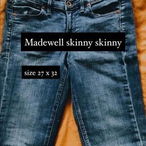 Madewell Skinny Skinny jean